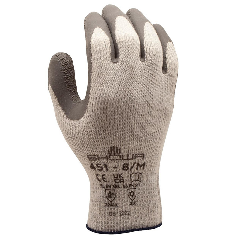 Showa Grip Thermo 451 grijs S