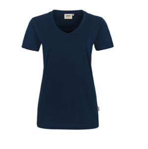 Hakro dames v-shirt performance 181 navy 4XL