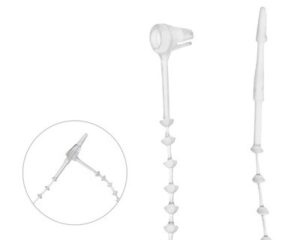 Tyraps veiligheidssluiting 125mm met bolletjes 1000st