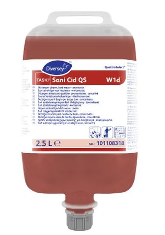 Taski Sani Cid QS W1d dagelijkse sanitair reiniger 2x2,5 liter