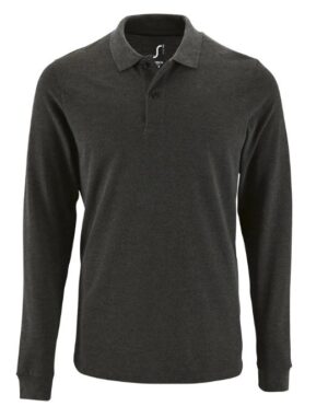 Sol's polo Perfect LSL men 802087 charcoal melange M