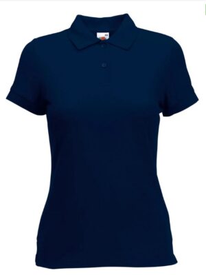 Fruit of the loom polo 65/35  lady fit  navy L