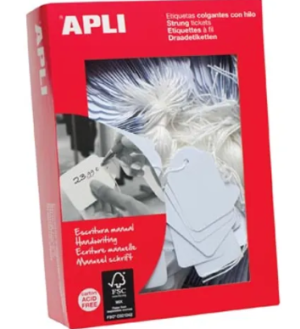 Apli Draadetiketten 50x70mm Wit