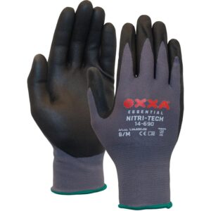 OXXA Nitri-Tech 14-690 handschoen zwart-grijs paar