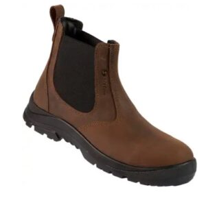 Sixton Dealer 10349-01 werkschoen instap hoog bruin 43