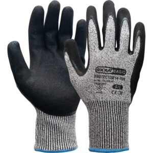 0XXA Protector 14-705 handschoen zwart-grijs 10-XL 12 paar