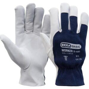 OXXA Worker 11-441 handschoen wit-blauw