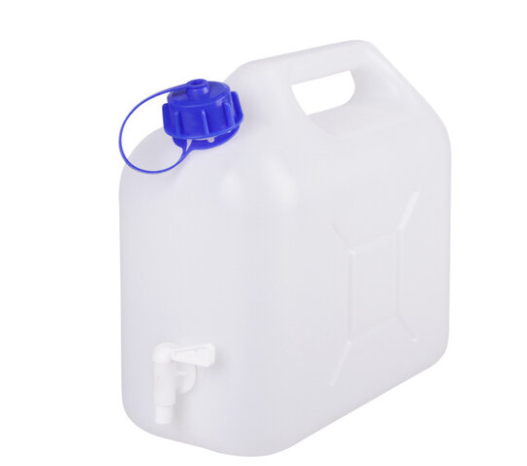 5 liter jerrycan met kraan voor water en levensmiddelen