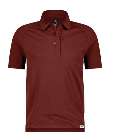 Dassy Madidi polo baksteenrood L