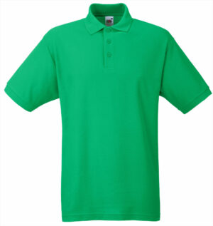 Fruit of the Loom polo 65/35 Pique kelly green 3XL