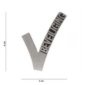 V-logo metalen speld