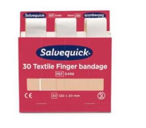 Salvequick 6496 lange vingerpleisters 12x2cm 6x30st
