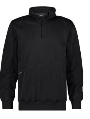 Dassy Hyrax next sweater zwart/antraciet 2XL